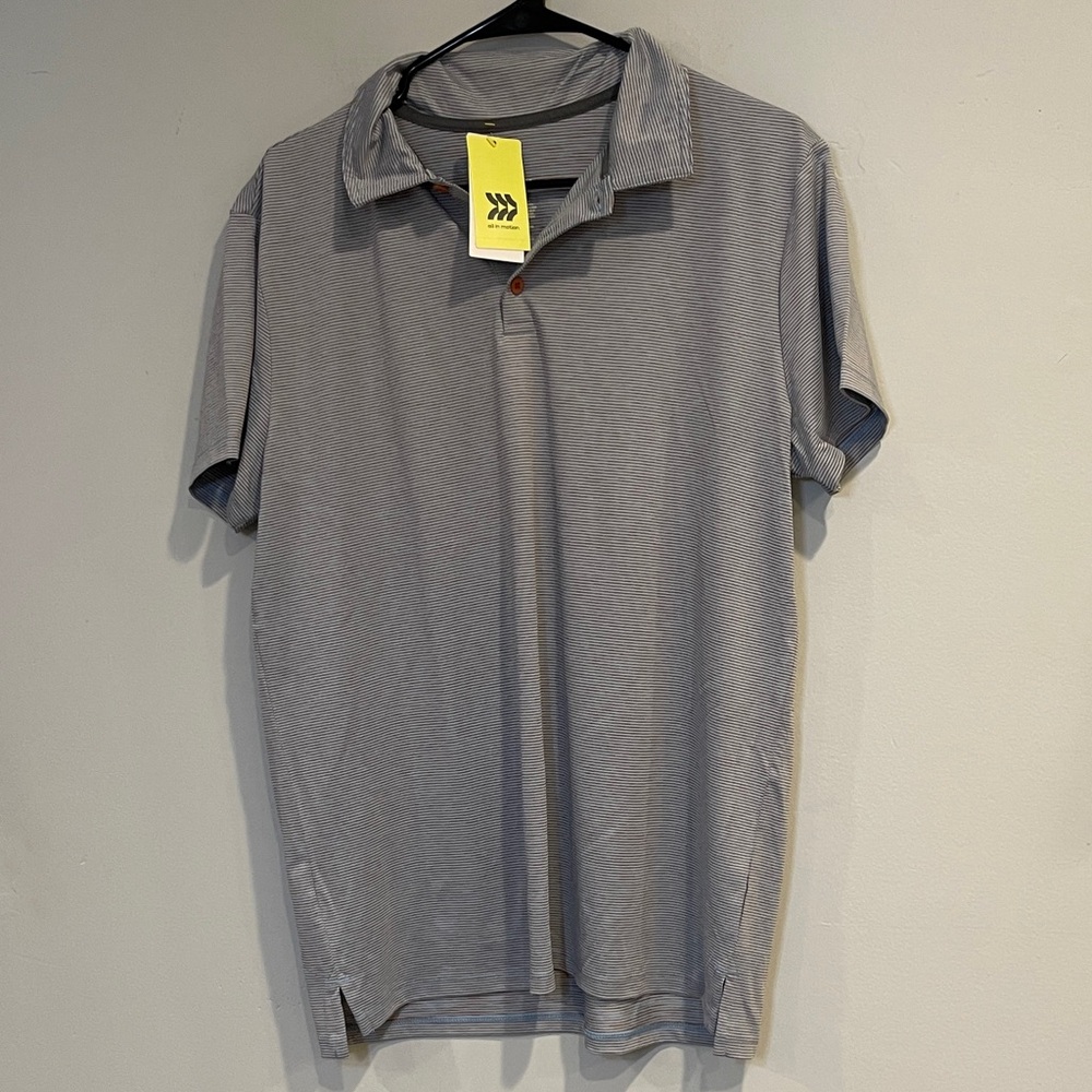 NWT All in Motion Men's Polo Shirt Size Large
